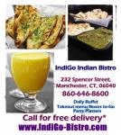 IndiGo Indian Bistro Takeout in Manchester CT
